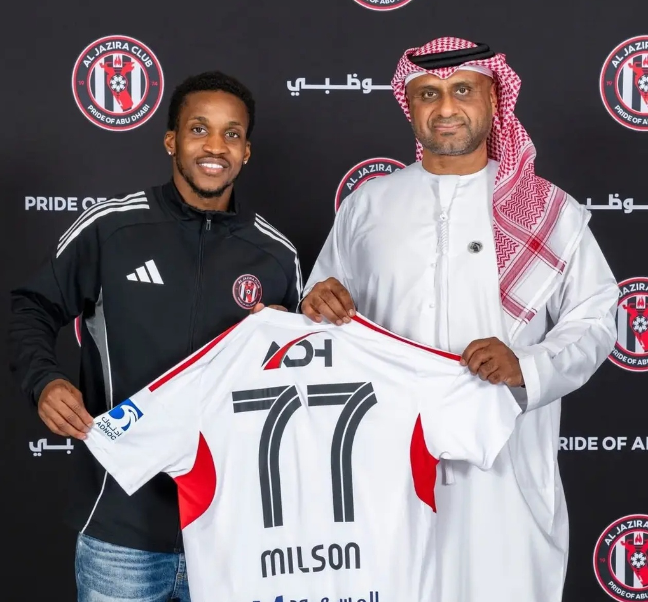 Internacional angolano Milson é reforço do Al Jazira nos Emirados Árabes Unidos
